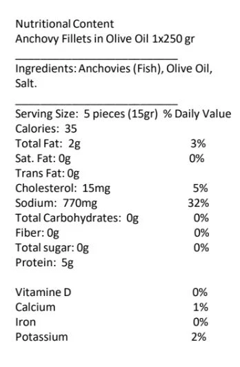 Anchovy Fillets in olive oil - Image 3