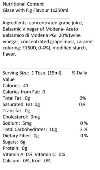 Fig Flavor Balsamic Glaze Bottle - Image 3