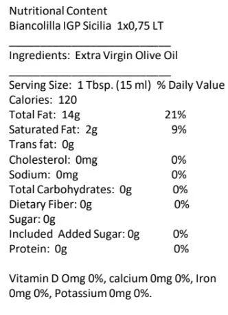 Biancolilla IGP Sicilian EVOO - Image 3