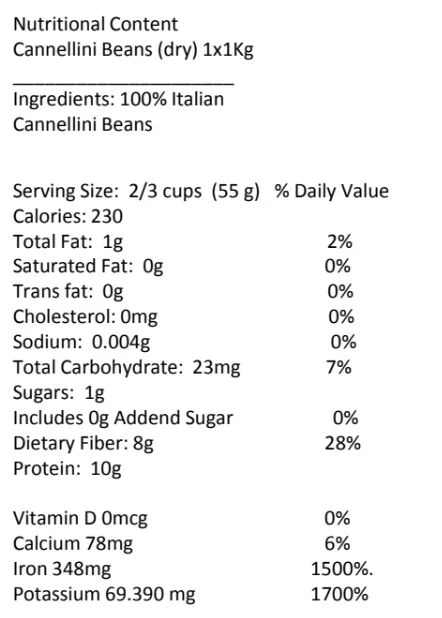 Cannellini Beans (Dry) - Bag - Image 4