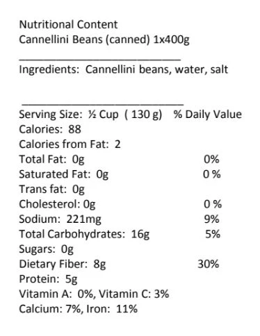 Cannellini Beans - can - Image 4