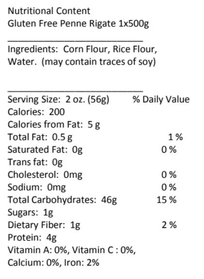 Gluten Free Penne - Bag - Image 3