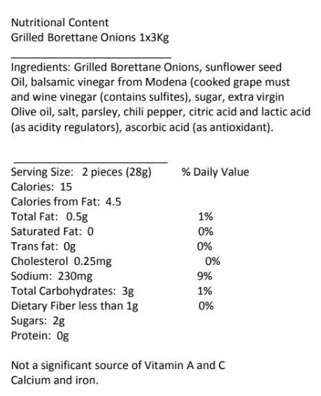 Grilled Borettane Onions - Jar - Image 3