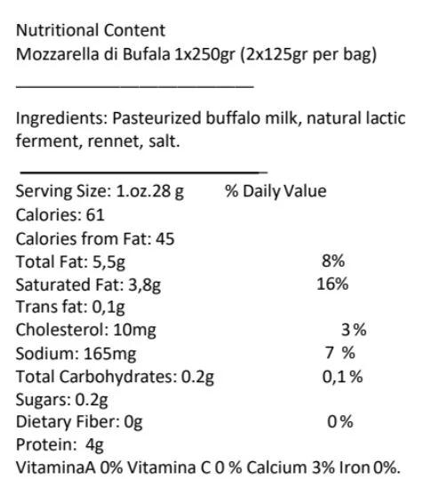Mozzarella di Bufala DOP - 2x4.4oz - Image 5