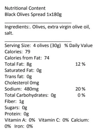 Black Olive Spread - Jar - Image 4