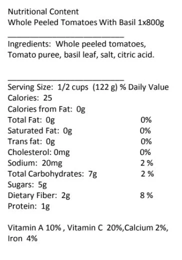 Whole Peeled Tomatoes - (small) Can - Image 4